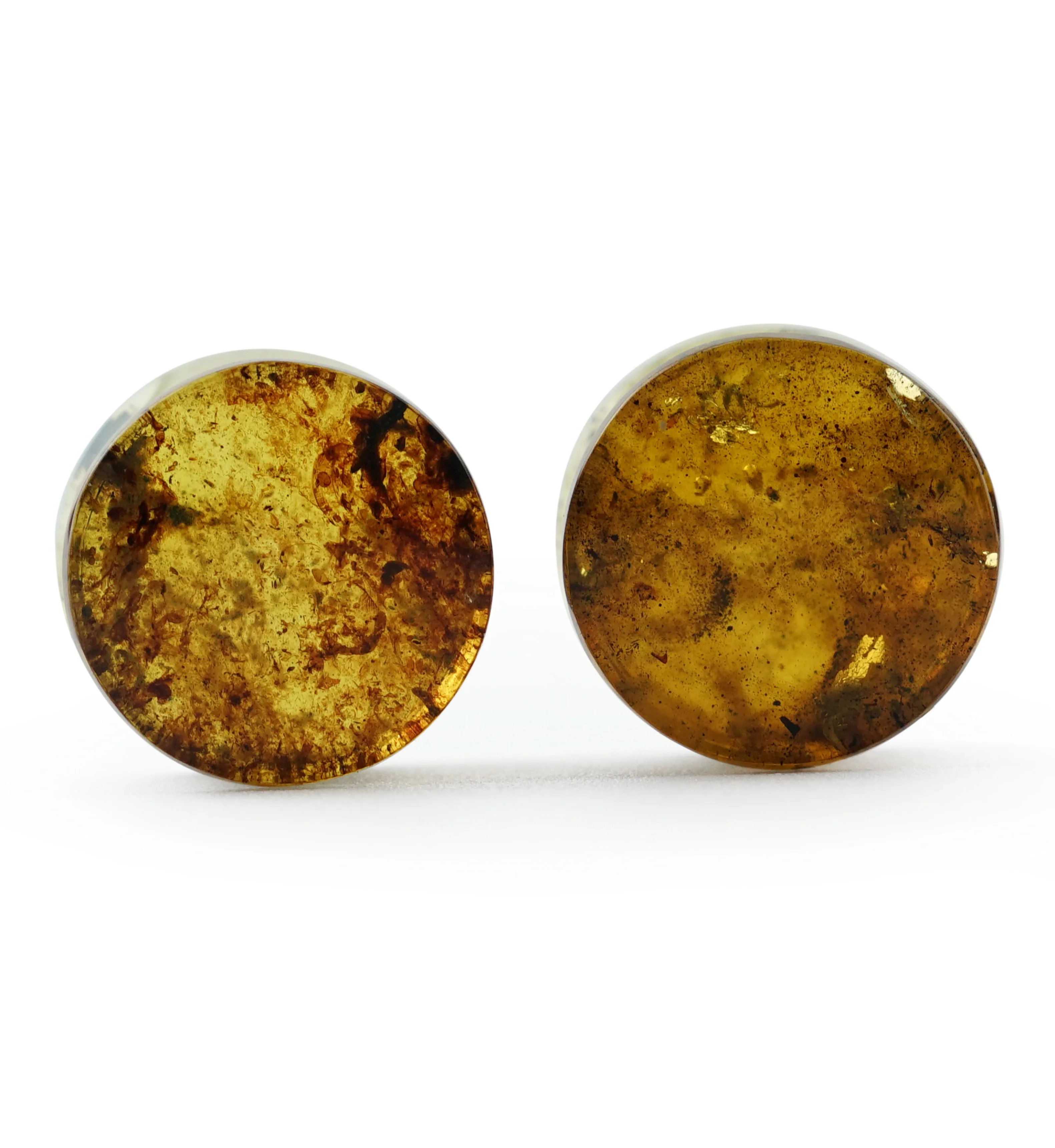 Chiapas Amber Plugs 7/16" (11mm) Version 5 - Image 2