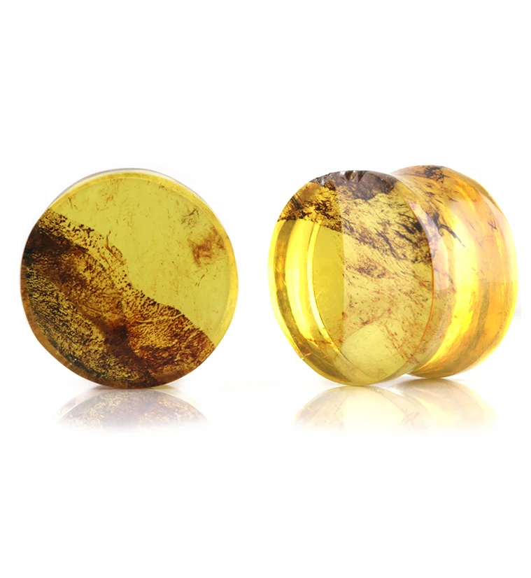 Chiapas Amber Plugs 5/8" (16mm) Version 6 - Image 3