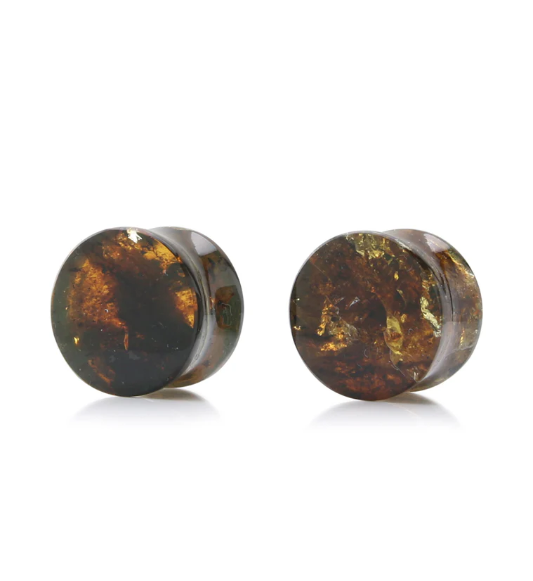 Chiapas Amber Plugs 5/8" (15.5mm) - Version 24 - Image 2