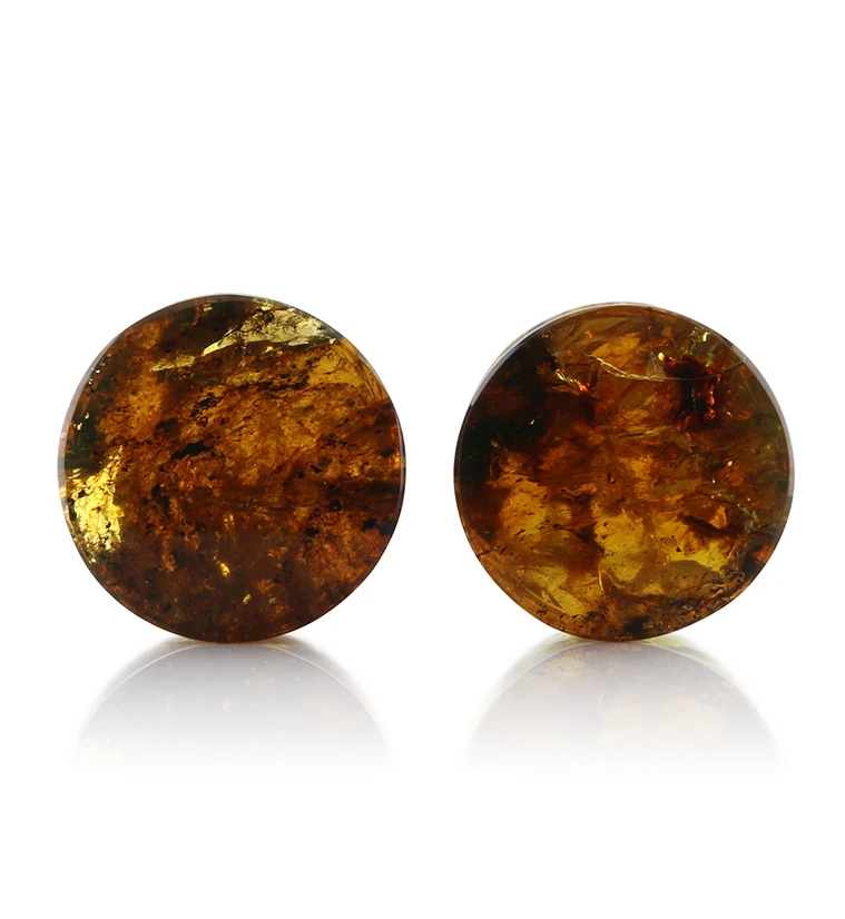 Chiapas Amber Plugs 5/8" (16mm) - Version 11