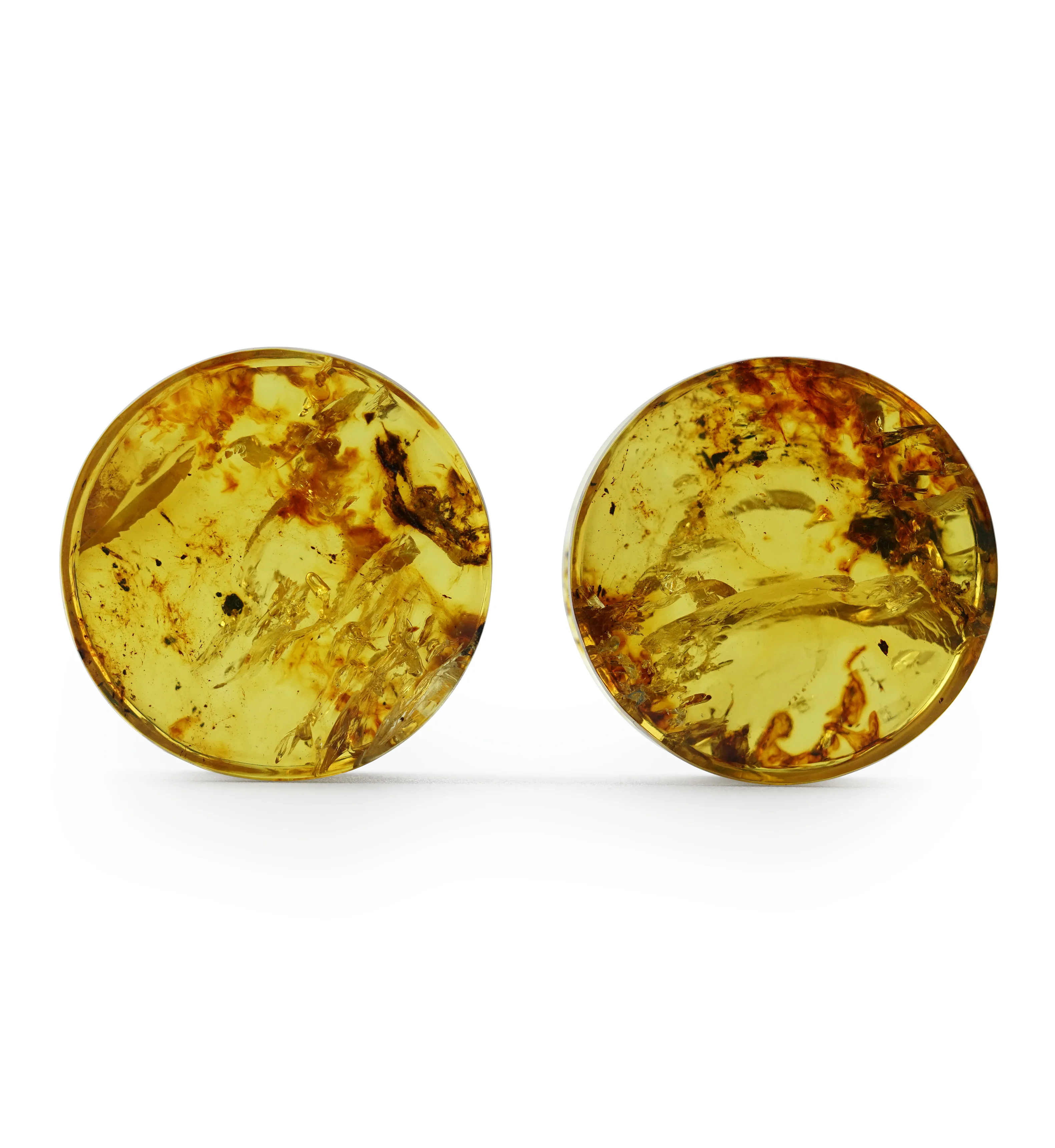 Chiapas Amber Plugs 7/8" (22mm) Version 1 - Image 2