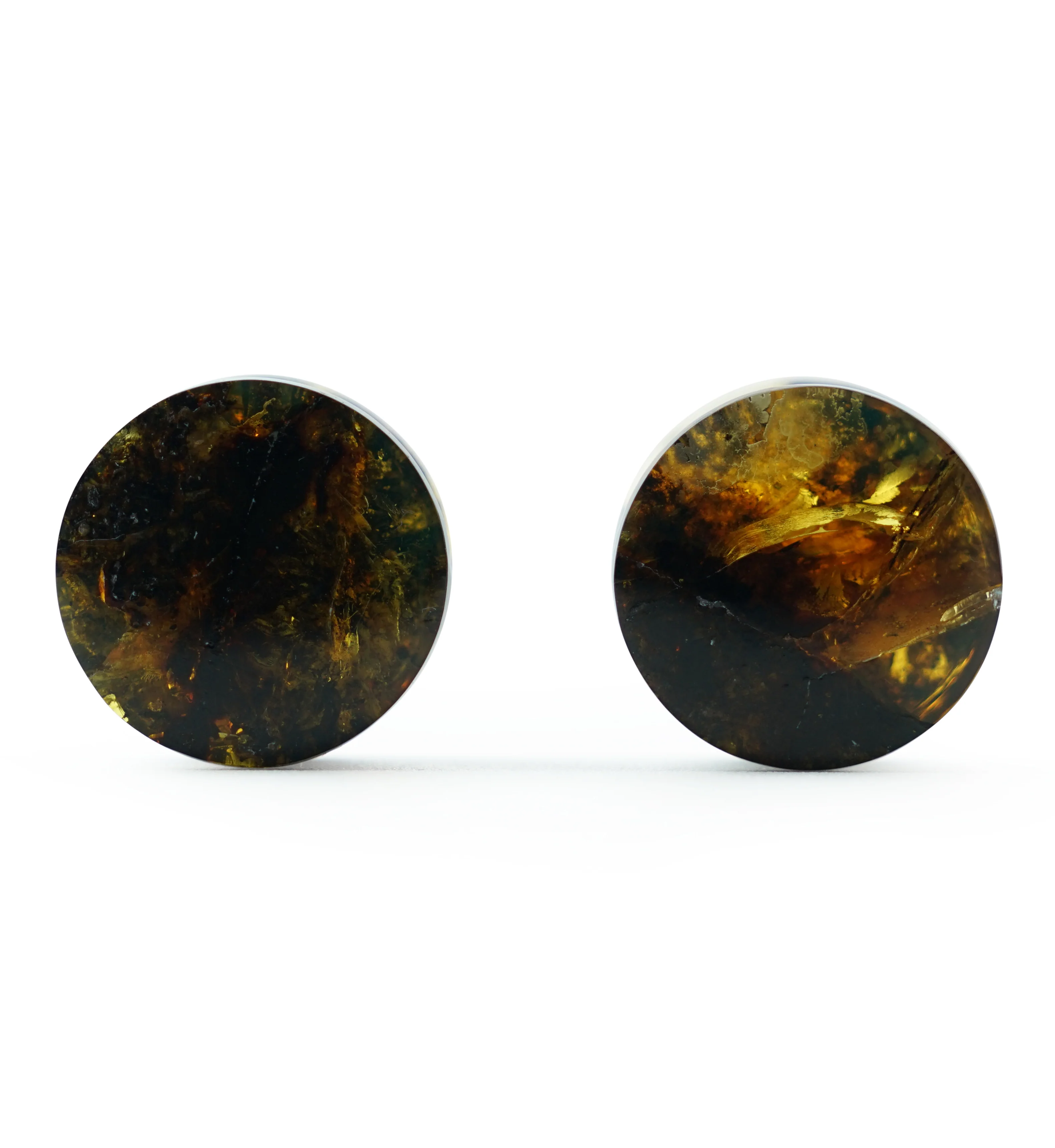 Chiapas Amber Plugs 9/16" (14mm) - Version 1 - Image 2