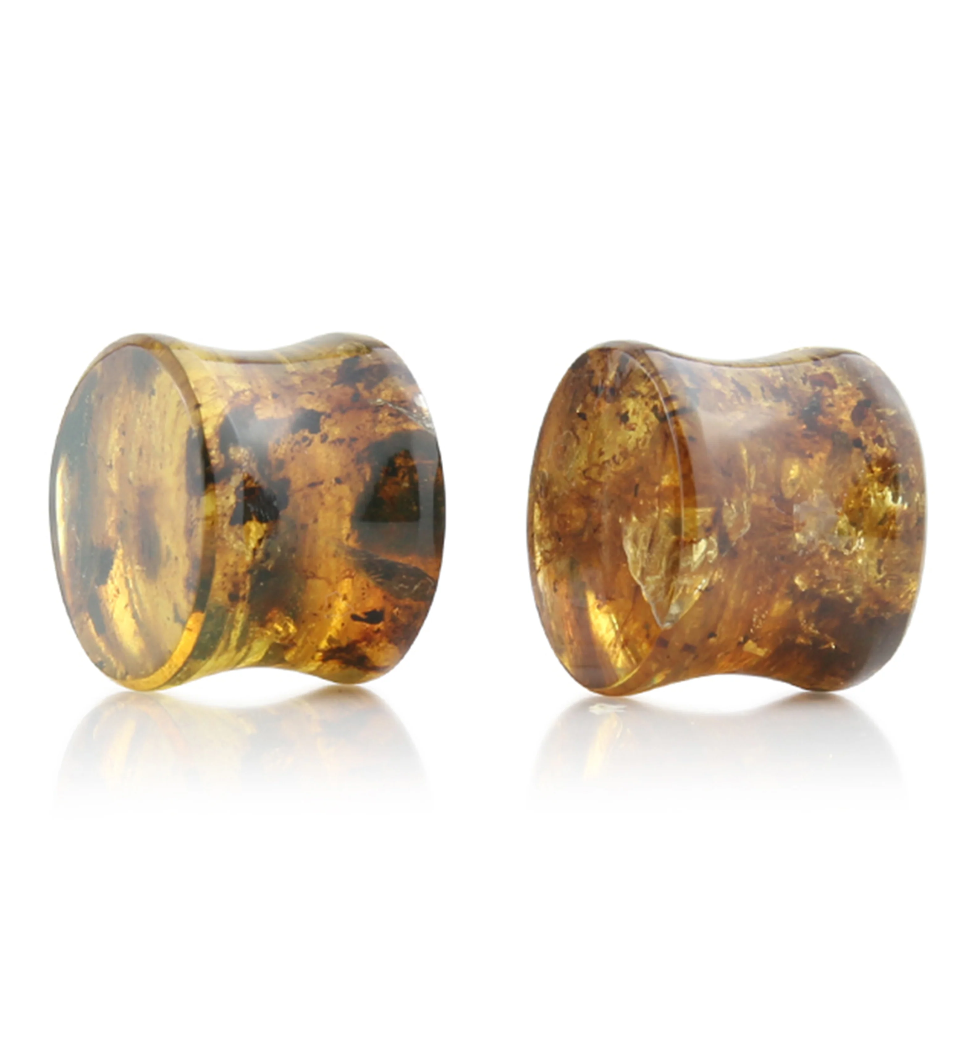 Chiapas Amber Plugs 9/16" (14mm) - Version 14 - Image 2