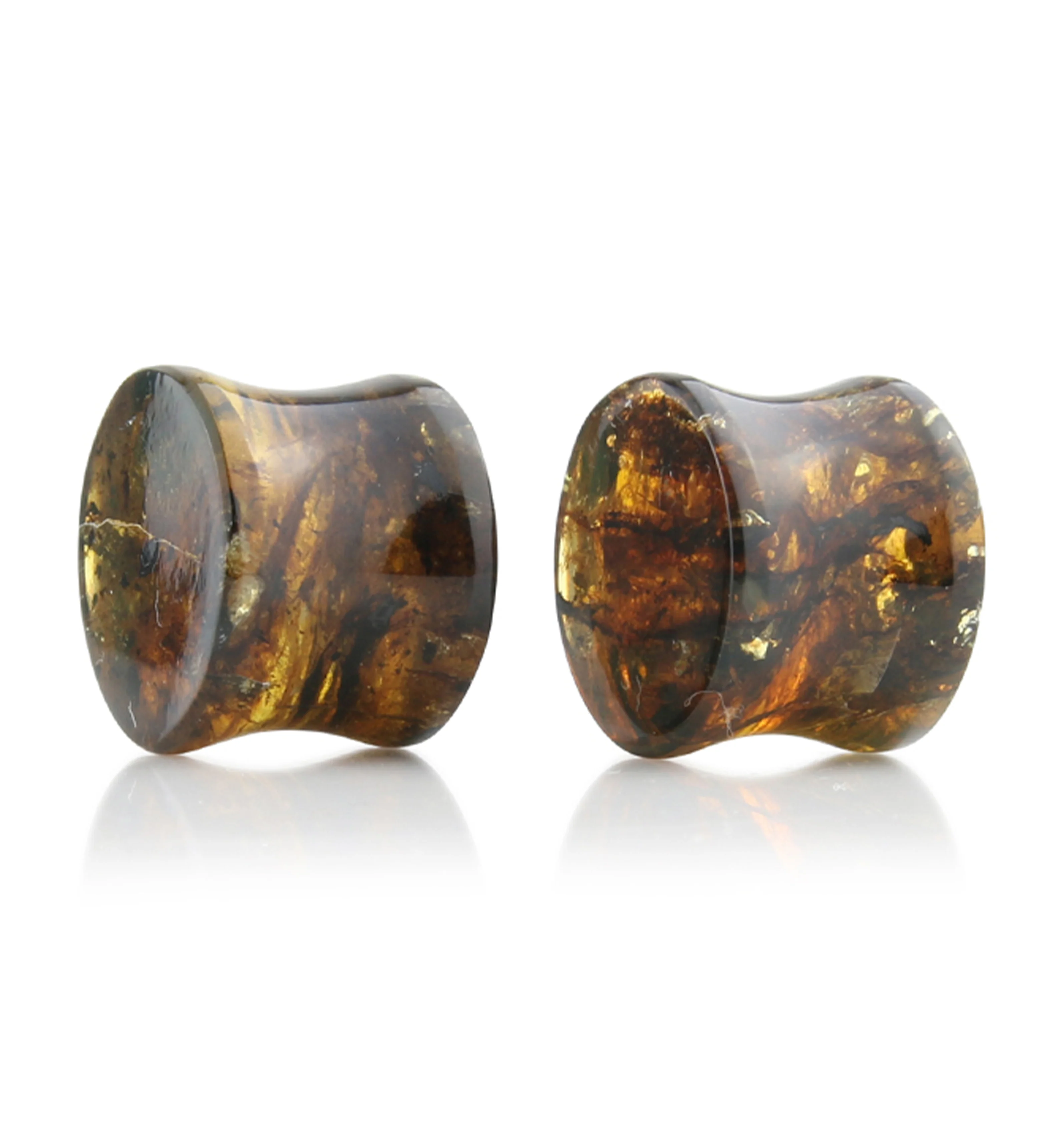 Chiapas Amber Plugs 9/16" (14mm) - Version 16 - Image 2