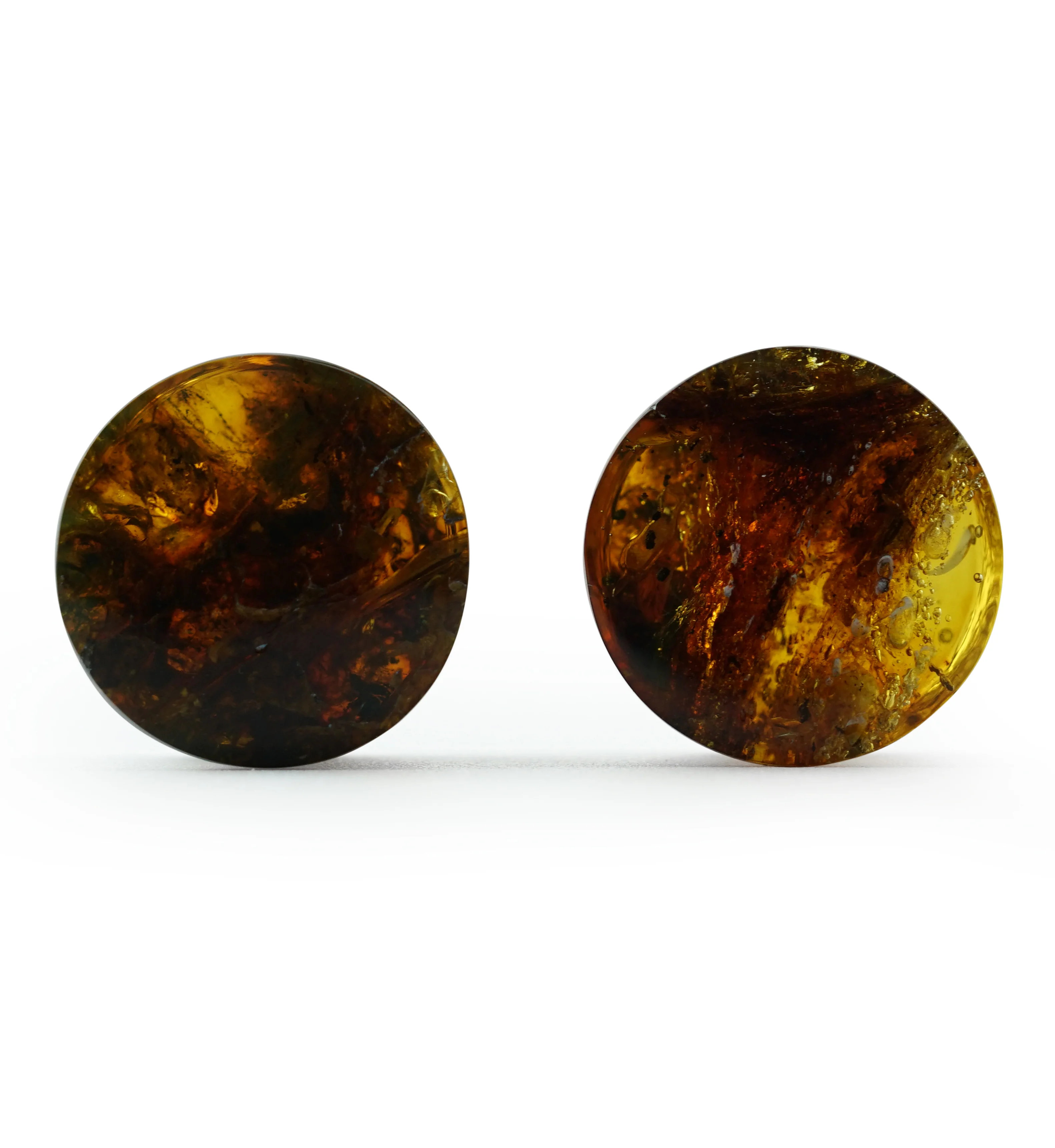 Chiapas Amber Plugs 9/16" (14mm) - Version 4 - Image 2