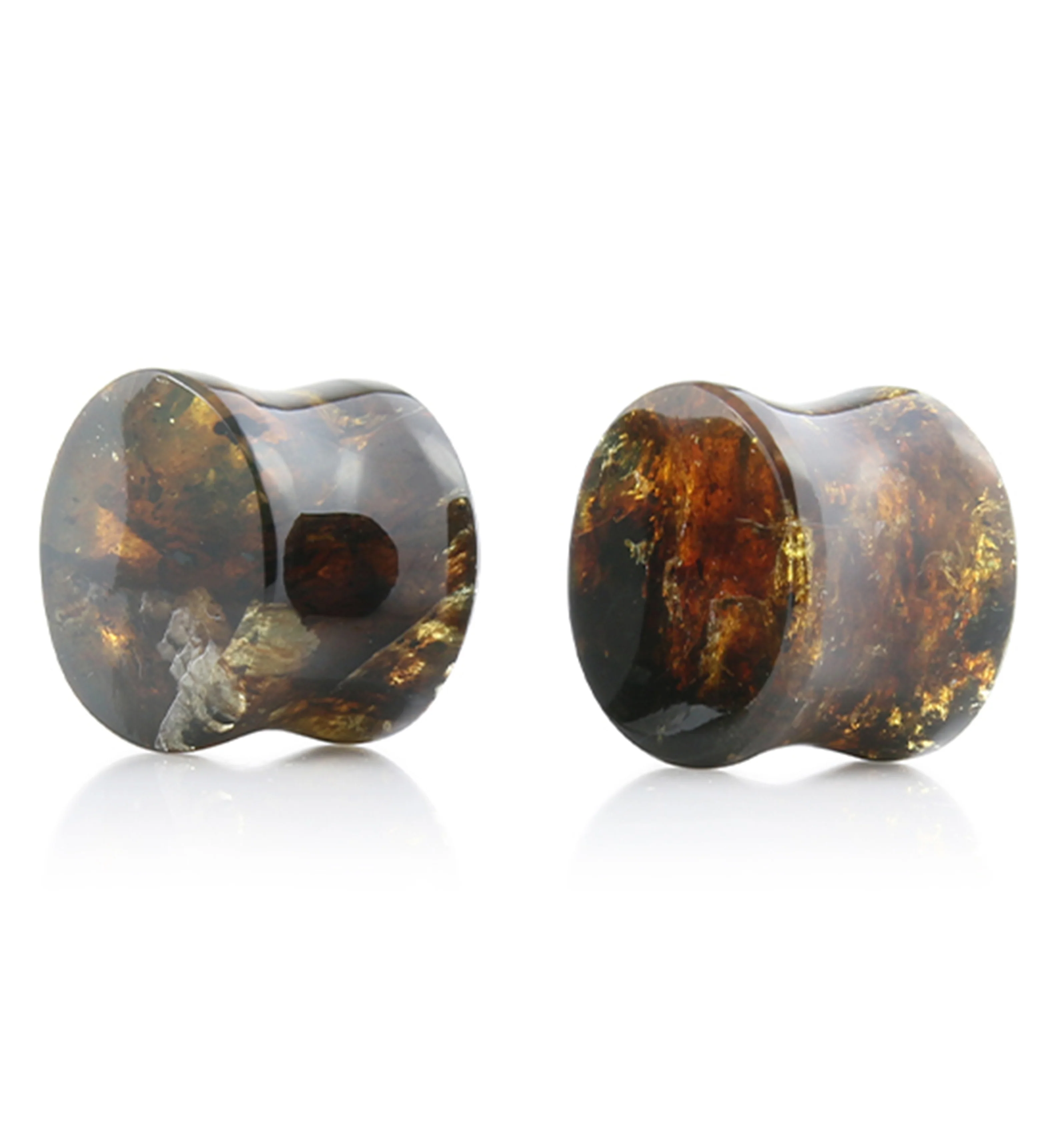 Chiapas Amber Plugs 9/16" (14mm) - Version 7 - Image 2