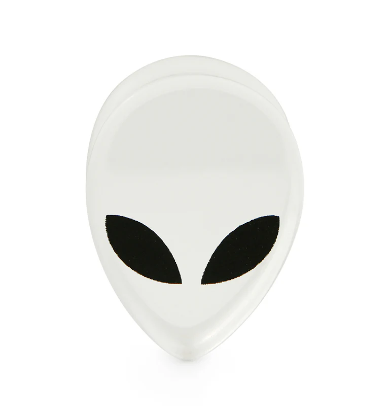 Clear Alien Glass Reverse Teardrops - Image 3