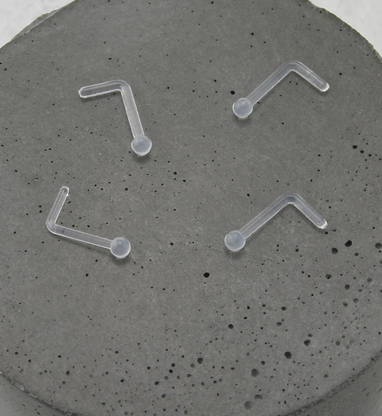 Clear Ball L Bend Nose Retainer - Image 2