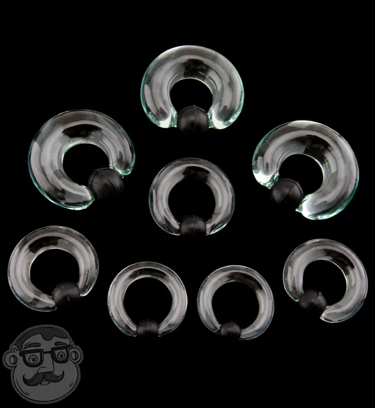 Clear Glass Captive Ring - Image 2