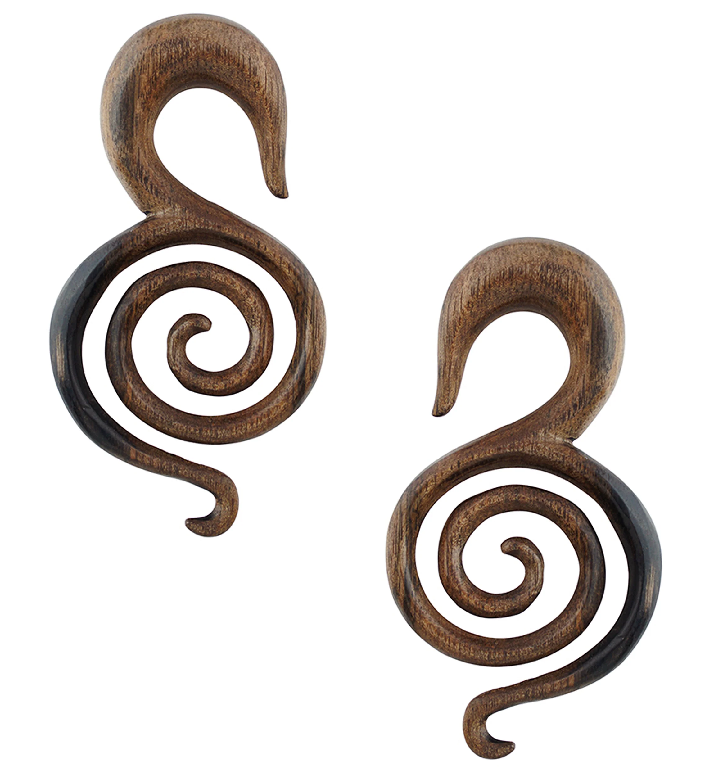 Coil Spiral Areng Wood Hangers - Image 3