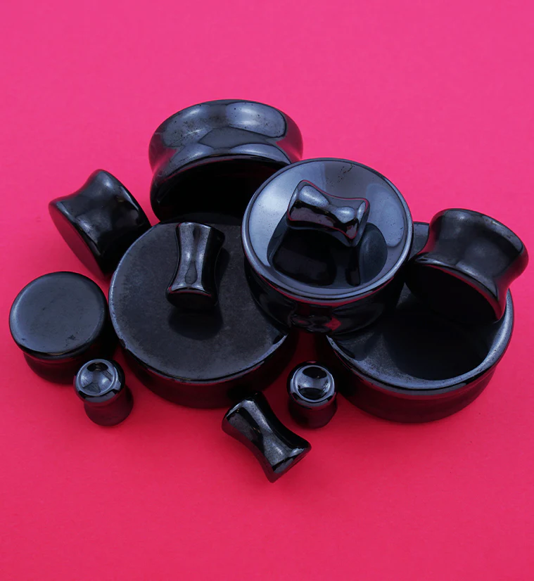 Hematite Stone Plugs - Image 2