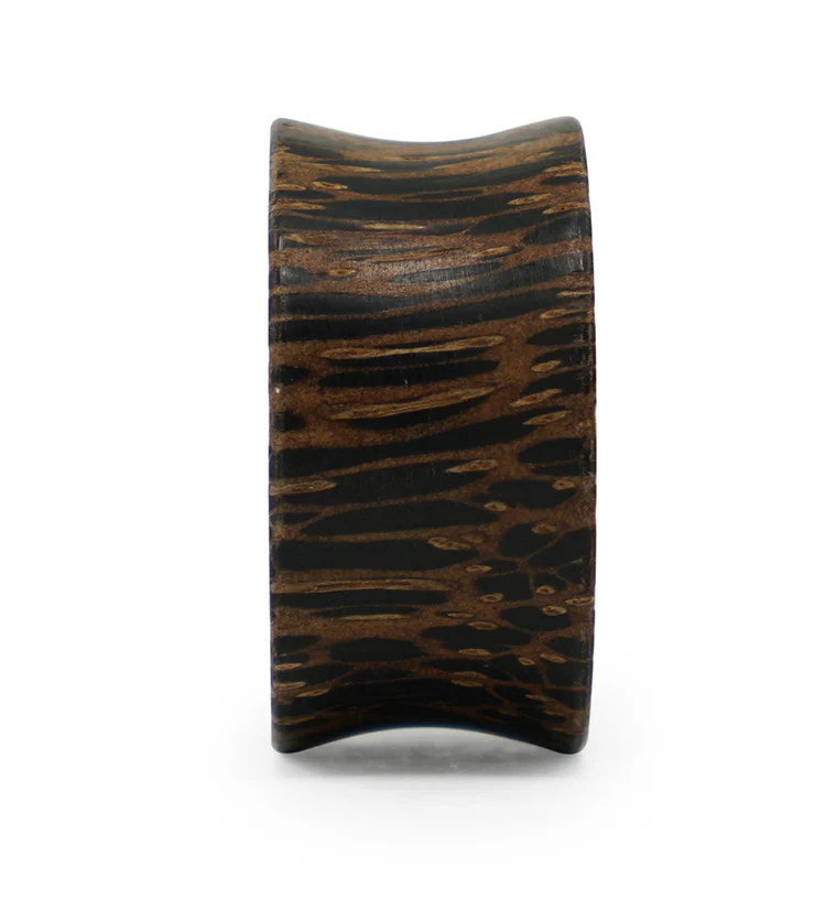 Concave Palm Wood Plugs - Image 5