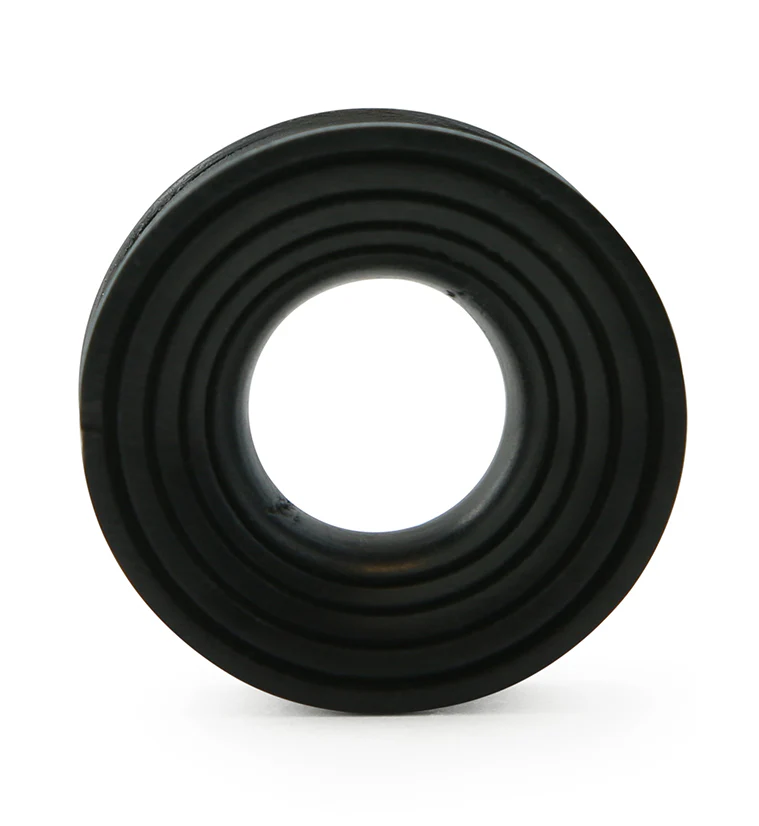 Concave Wooden Rings Tunnel Plugs - Image 3