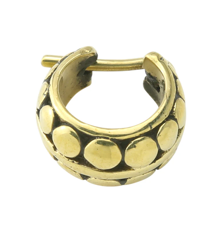 Couloir Brass Hinged Ring - Image 3