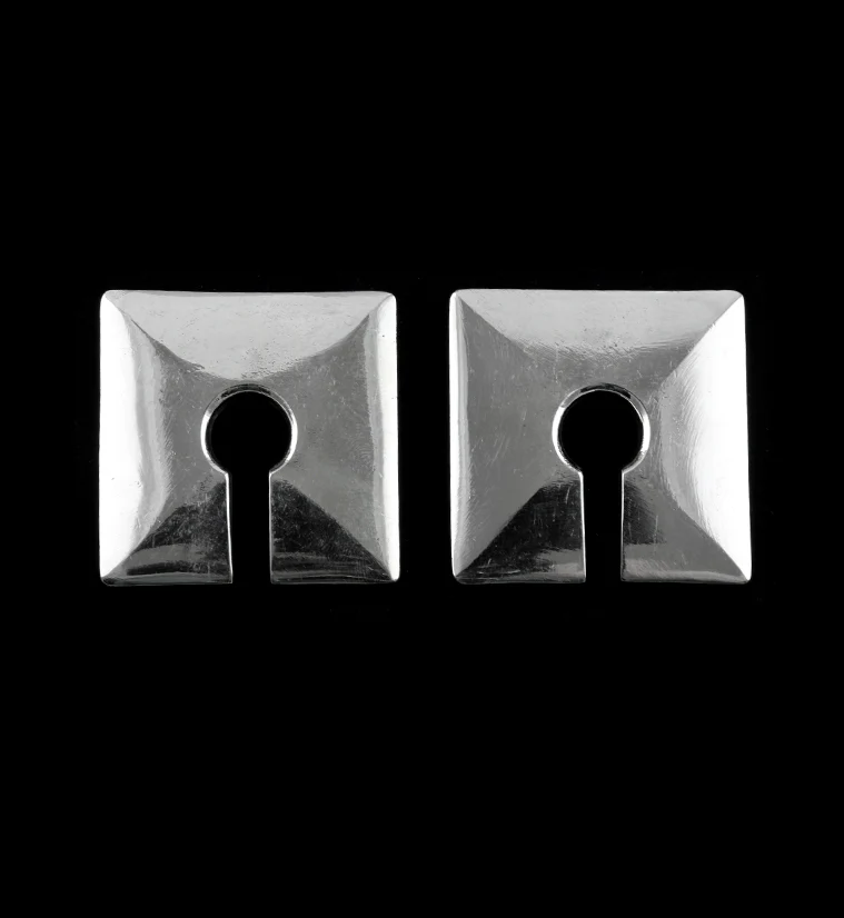Crate White Brass Ear Weights
