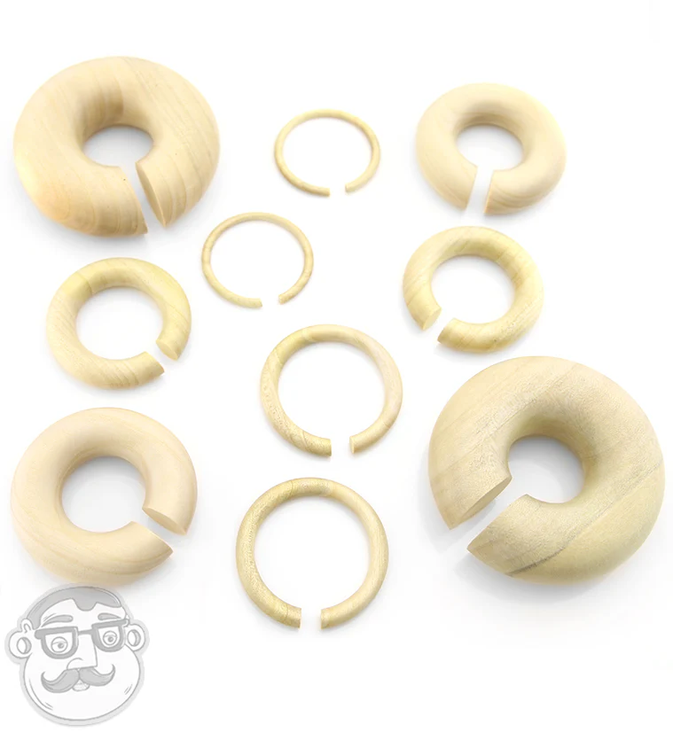 Crocodile Wooden Hoop Plugs - Image 4