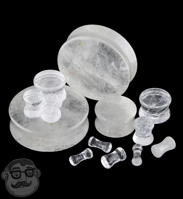 Crystal Quartz Stone Plugs - Image 8