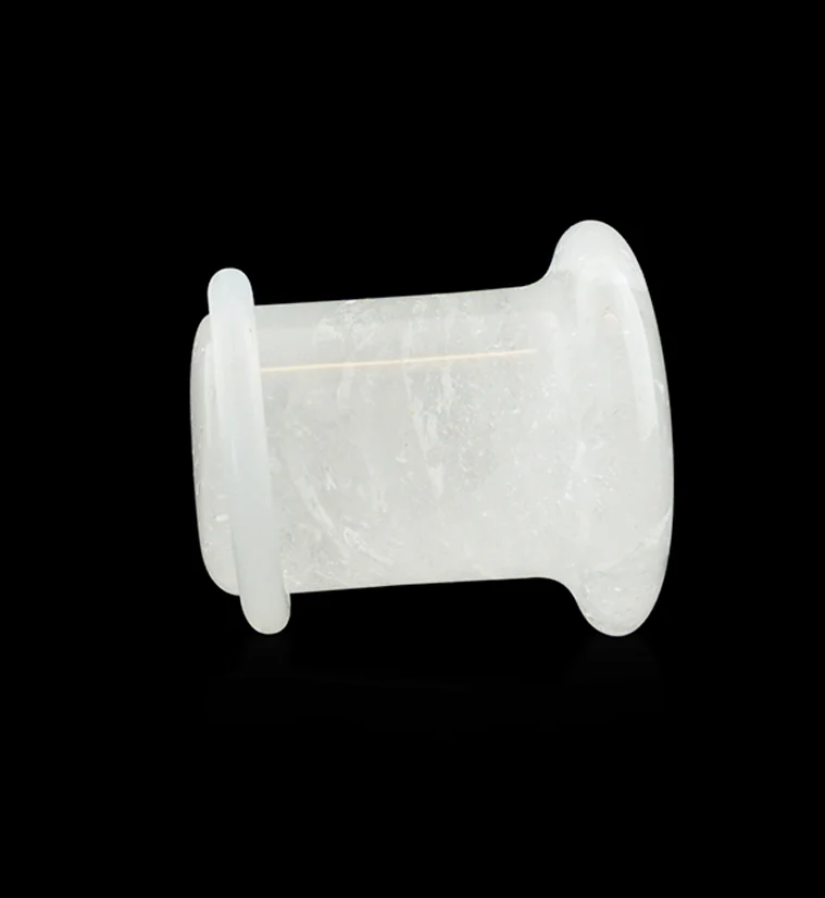 Crystal Quartz Stone Plugs - Single Flare - Image 3