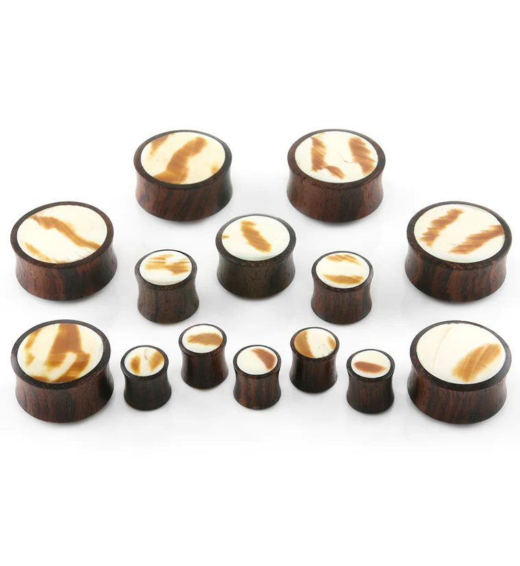 Cukli Shell Inlay Wooden Plugs - Image 2