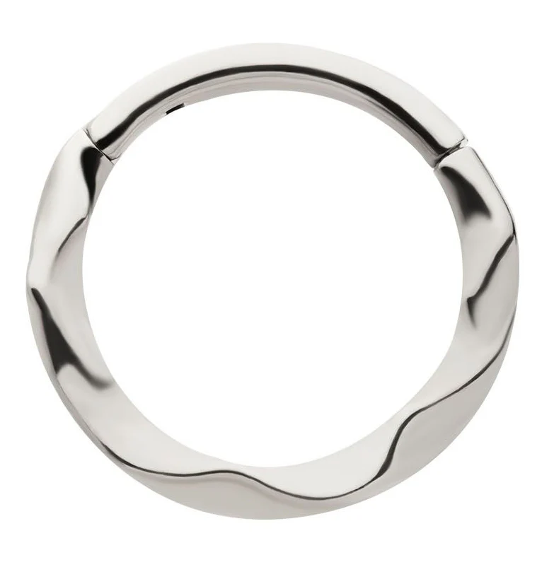 Curl Stainless Steel Hinged Segment Ring