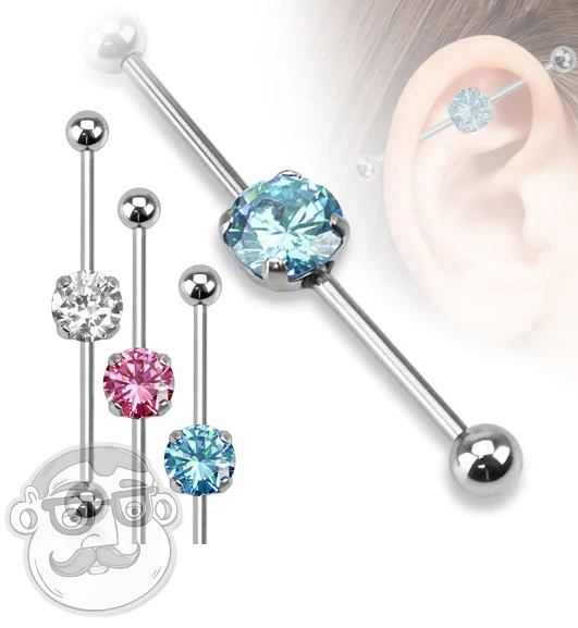 CZ Industrial Stainless Steel Barbell - Image 2