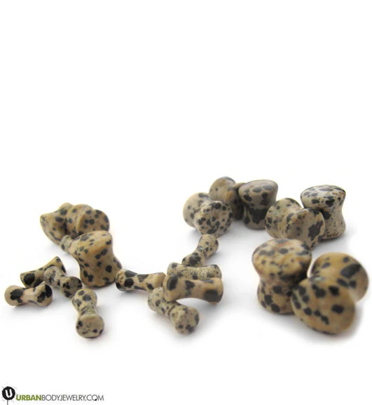 Dalmatian Jasper Stone Plugs - Image 7