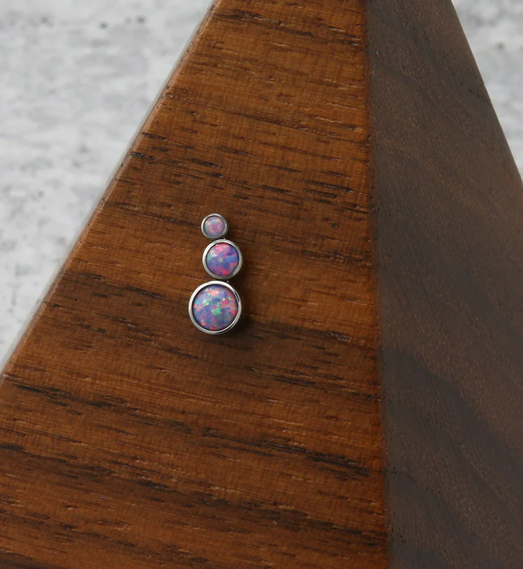 Descend Purple Opalite Threadless Titanium Top - Image 2
