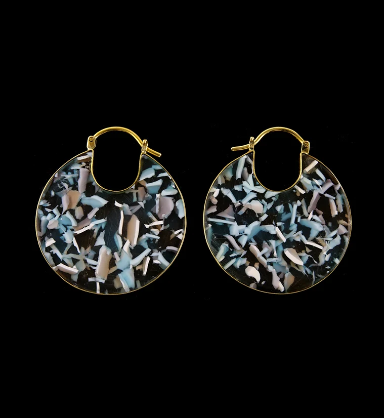 Discoid Blue Freckle Hangers