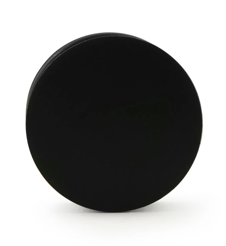Double Flare Black Silicone Plugs (CLOSE OUT) - Image 3