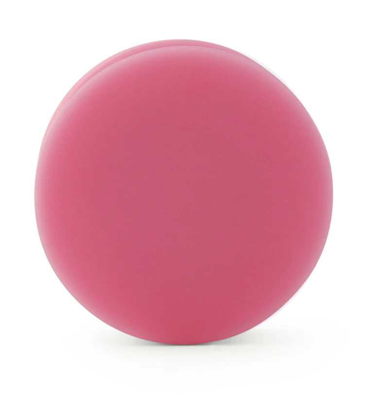 Double Flare Matte Bubblegum Pink Silicone Plugs - Image 5