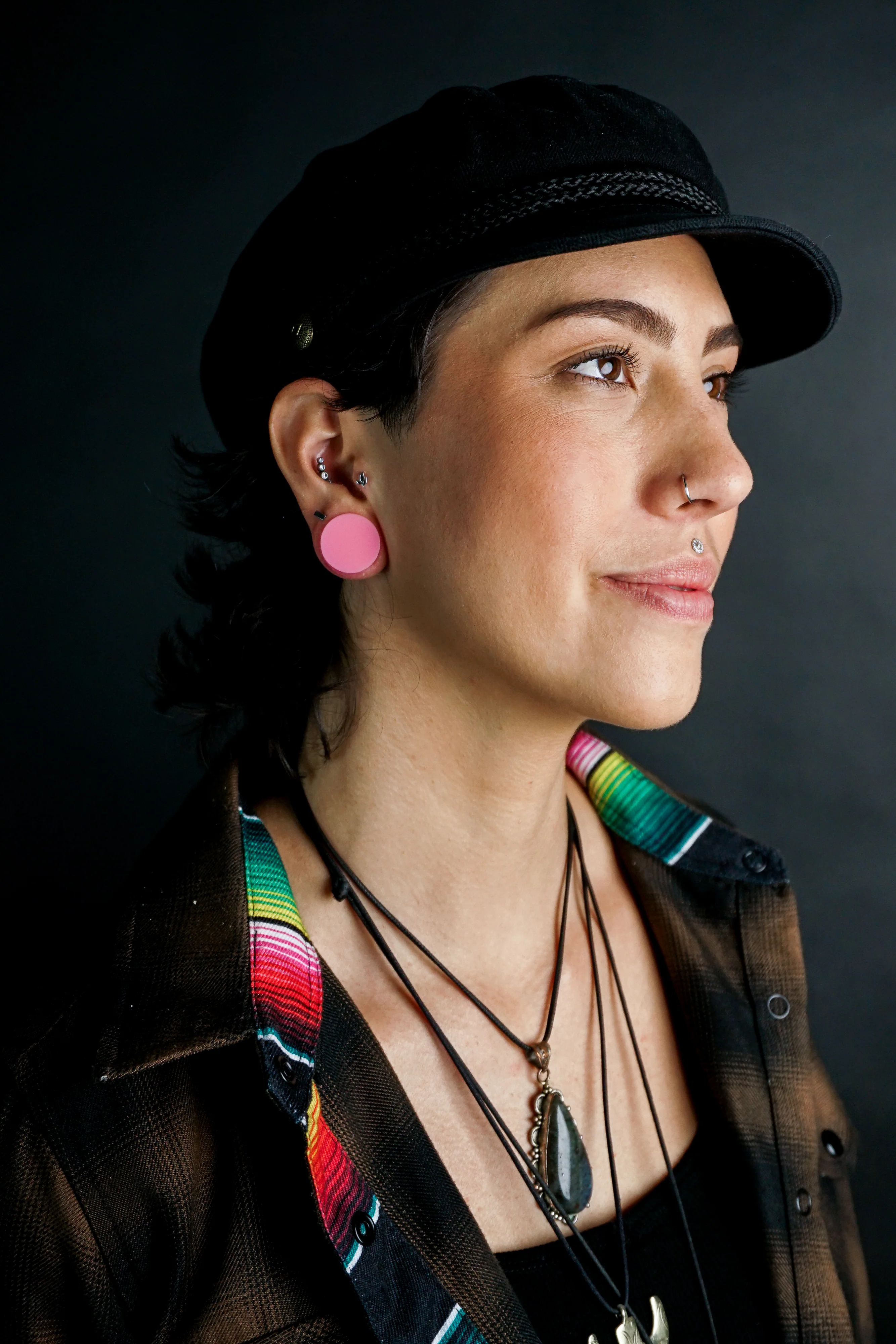 Double Flare Matte Bubblegum Pink Silicone Plugs - Image 6