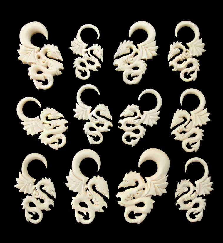 Dragon Crocodile Wood Hangers - Image 4