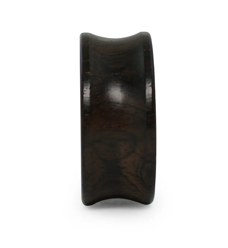 Ebony Wood Plugs With Brass Beaded Swirl Inlay - Image 5