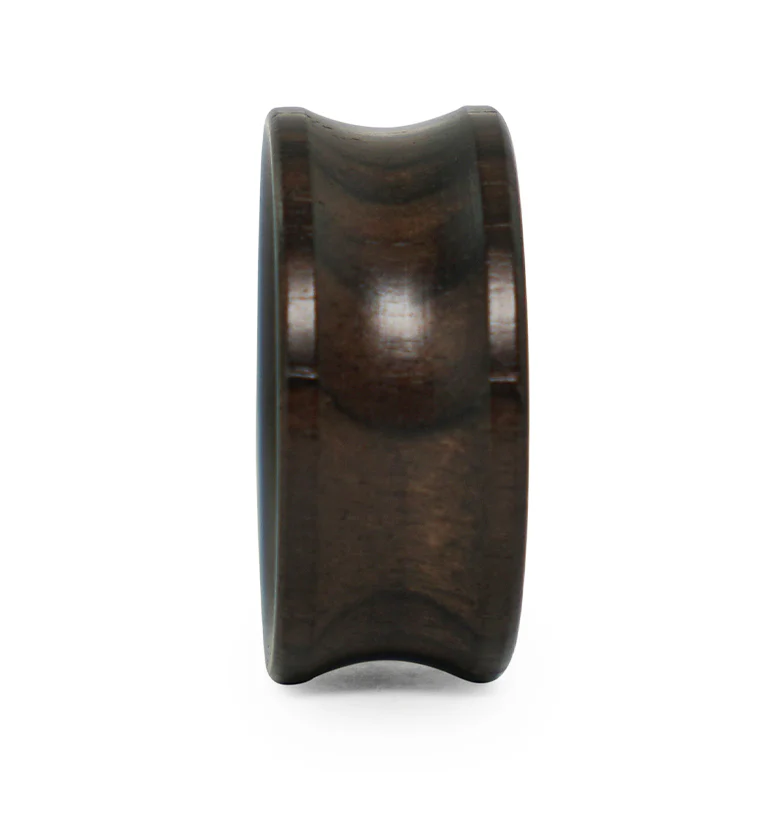 Ebony Wood Plugs with Tree of Life Inlay - Image 4