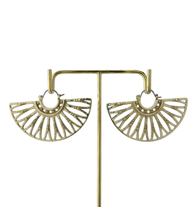 Egress Brass Titanium Hangers / Earrings - Image 3