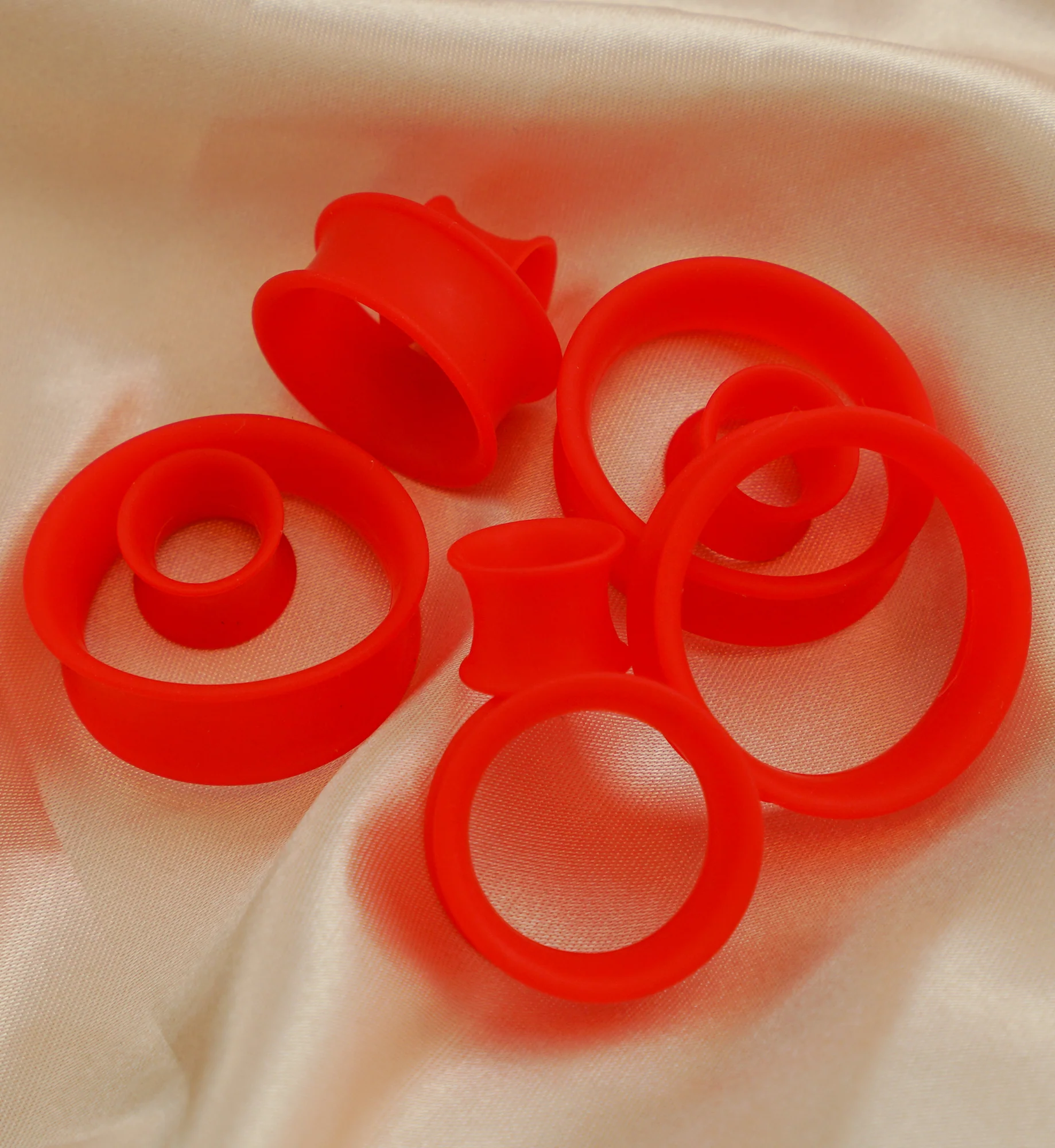 Electric Red Ear Skins - Image 2
