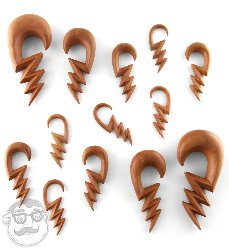 Electric Wooden Spiral Hangers - Image 3