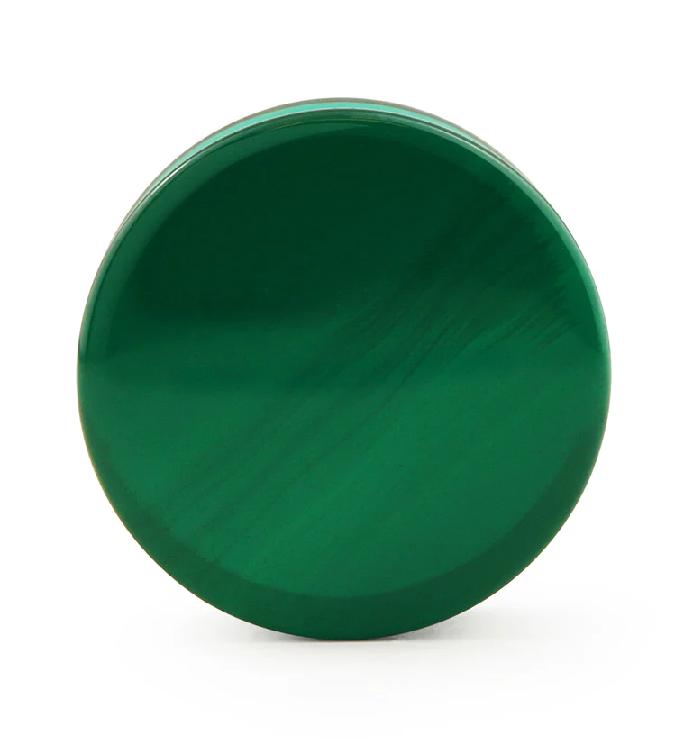 Emerald Green Double Flare Glass Plugs - Image 3