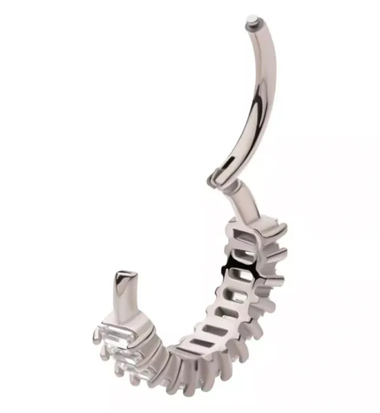 Escalier CZ Hinged Segment Ring - Image 3