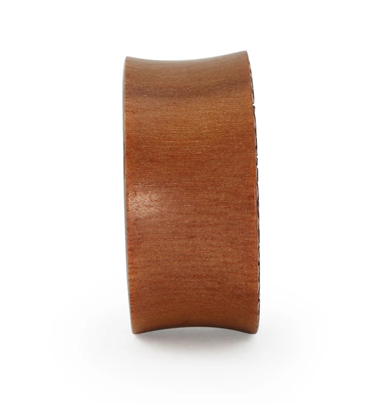 Etched Mandala Saba Wood Tunnel Plugs - Image 5