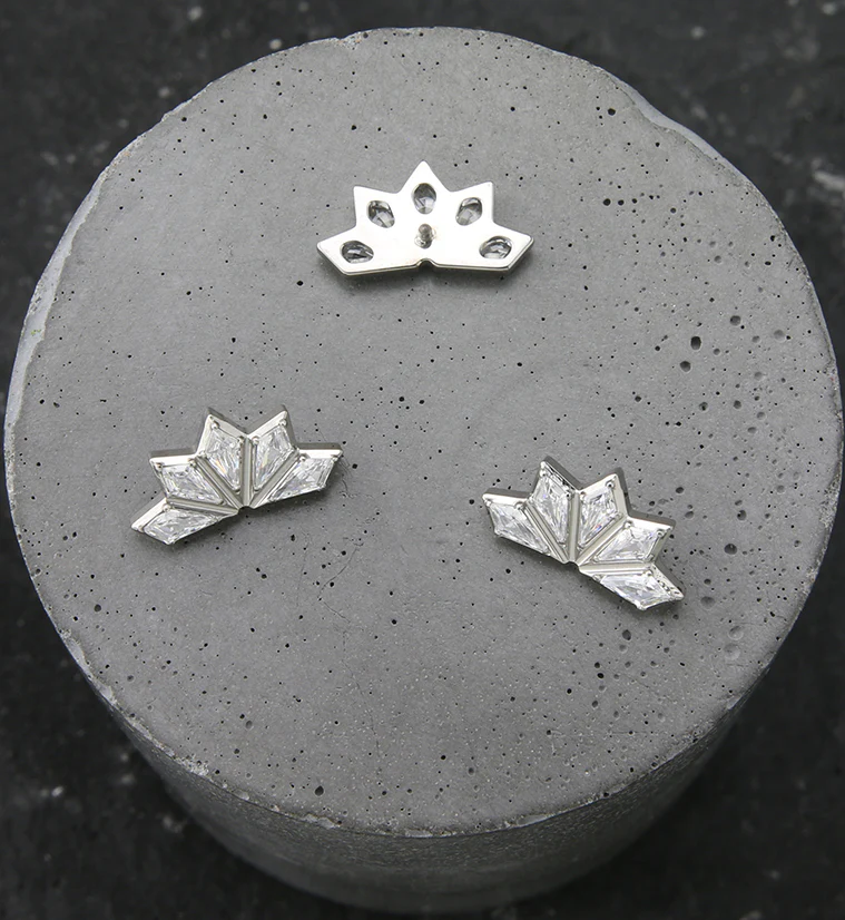 Fan CZ Internally Threaded Titanium Top - Image 2