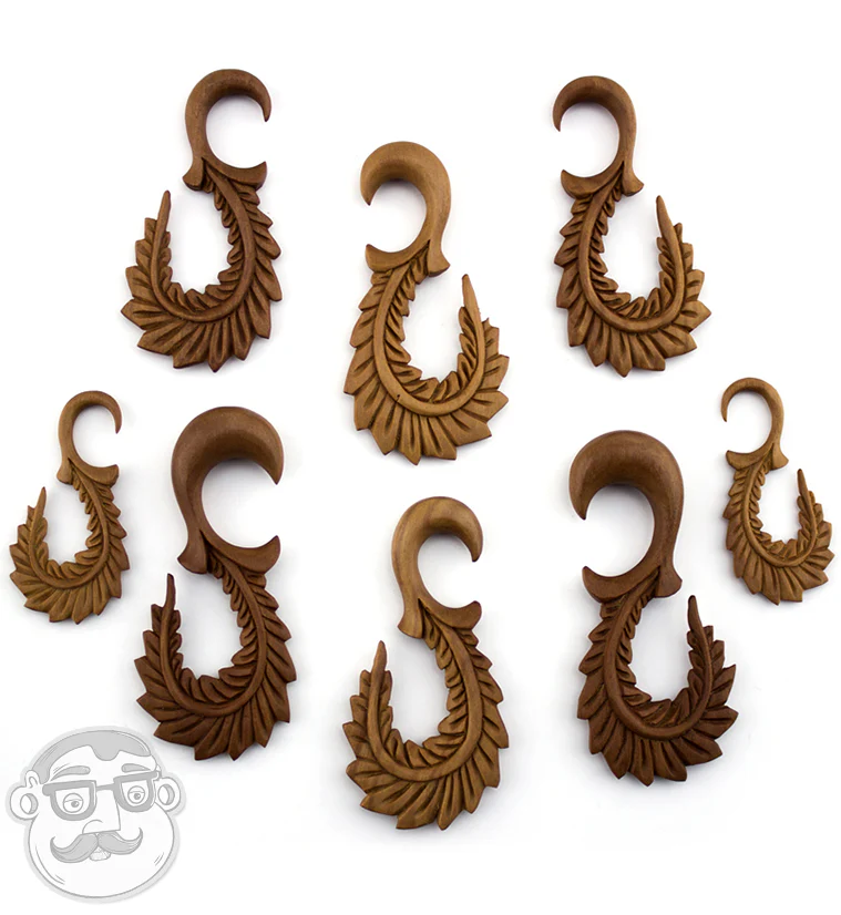 Feathered Saba Wood Hangers - Image 3