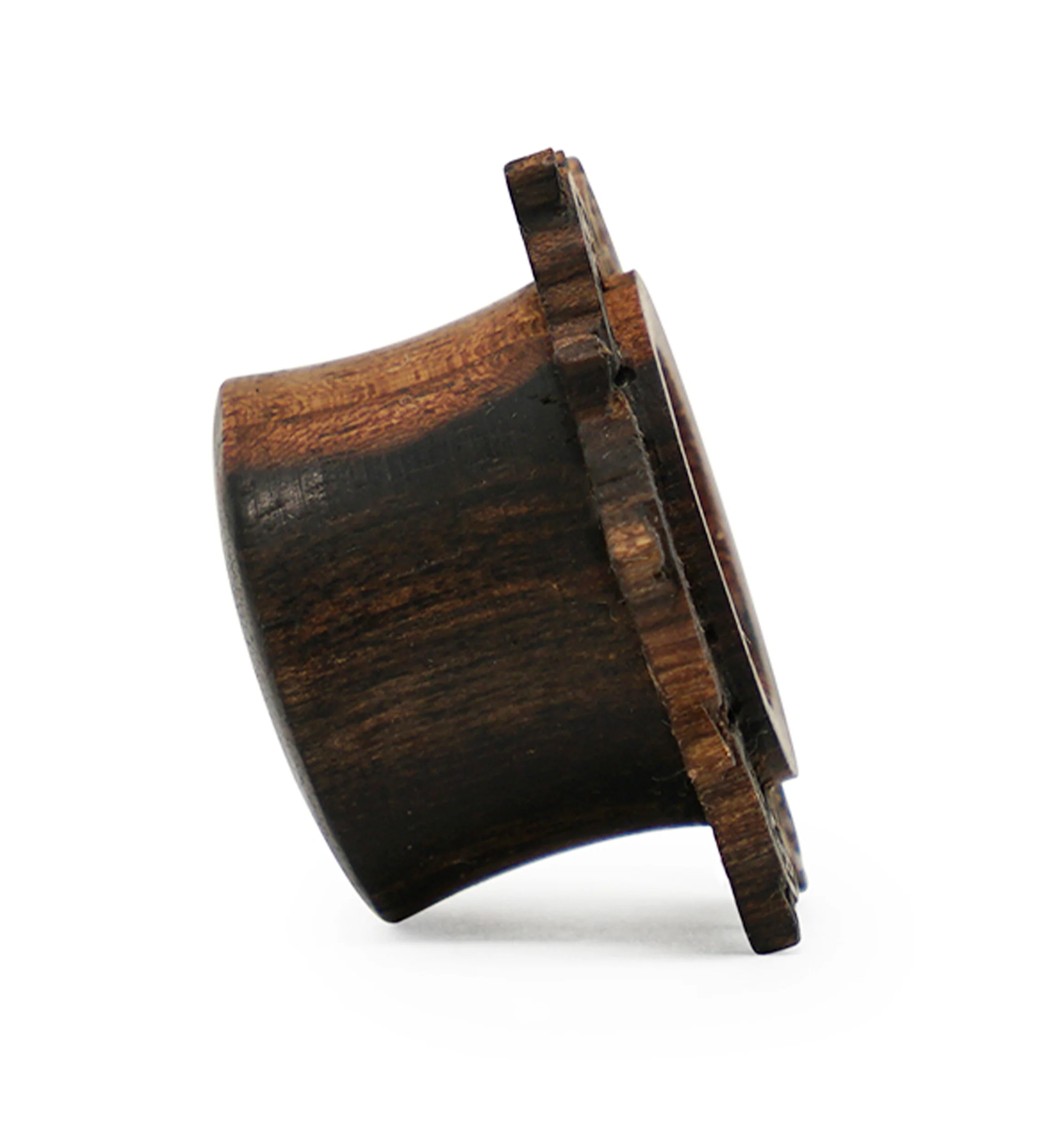 Filigree Areng Wood Mayan Flare Tunnel Plugs - Image 3