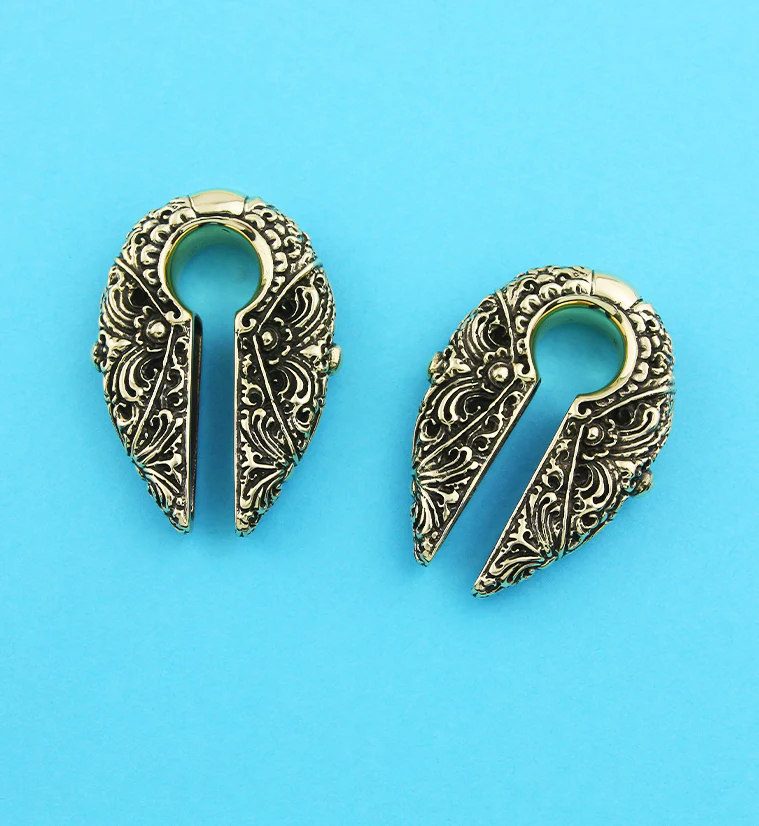 Filigree Keyhole Ear Weights - Image 2