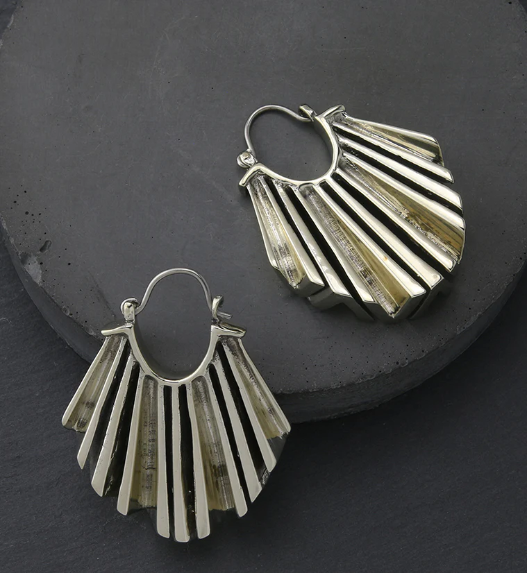 Force White Brass Titanium Hangers / Earrings - Image 2