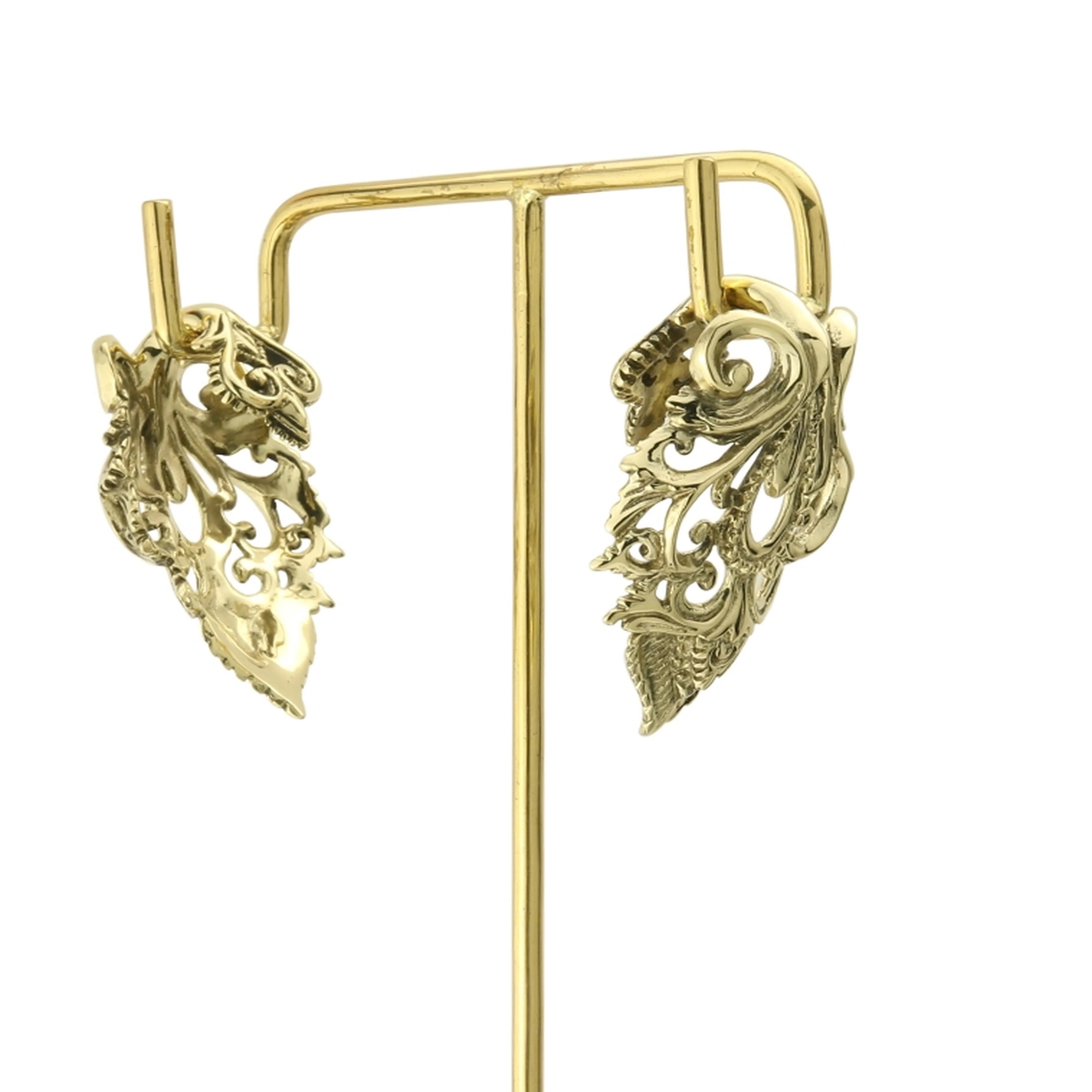 Gaudy Brass Ear Weights - Image 2