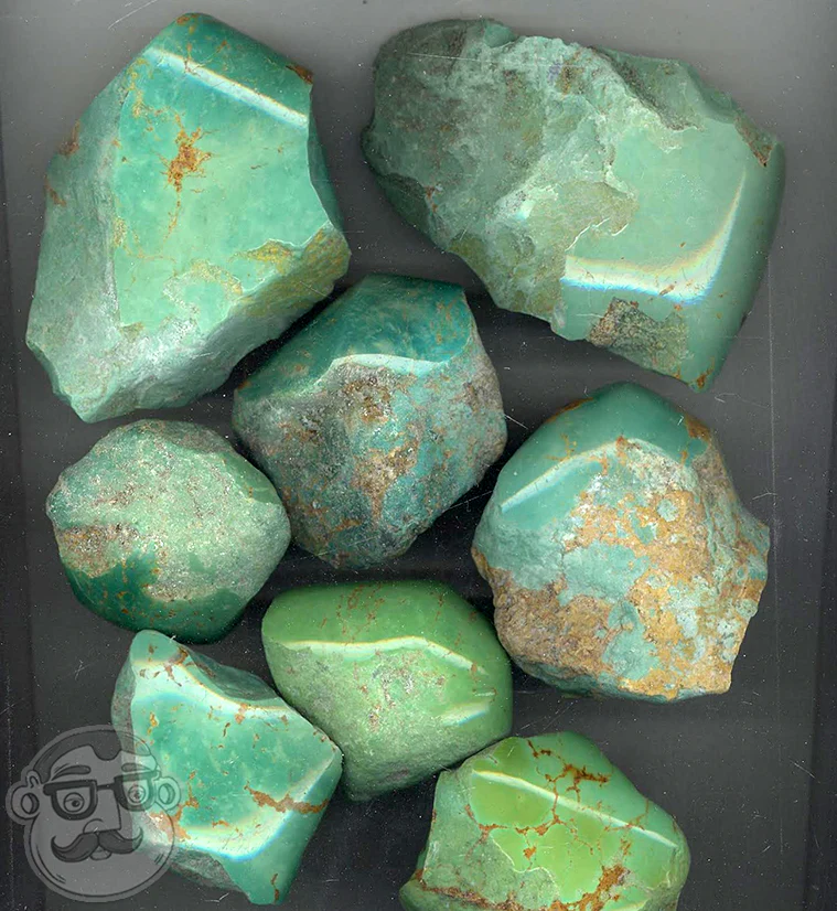 Genuine Green Turquoise Stone Plugs - Image 3