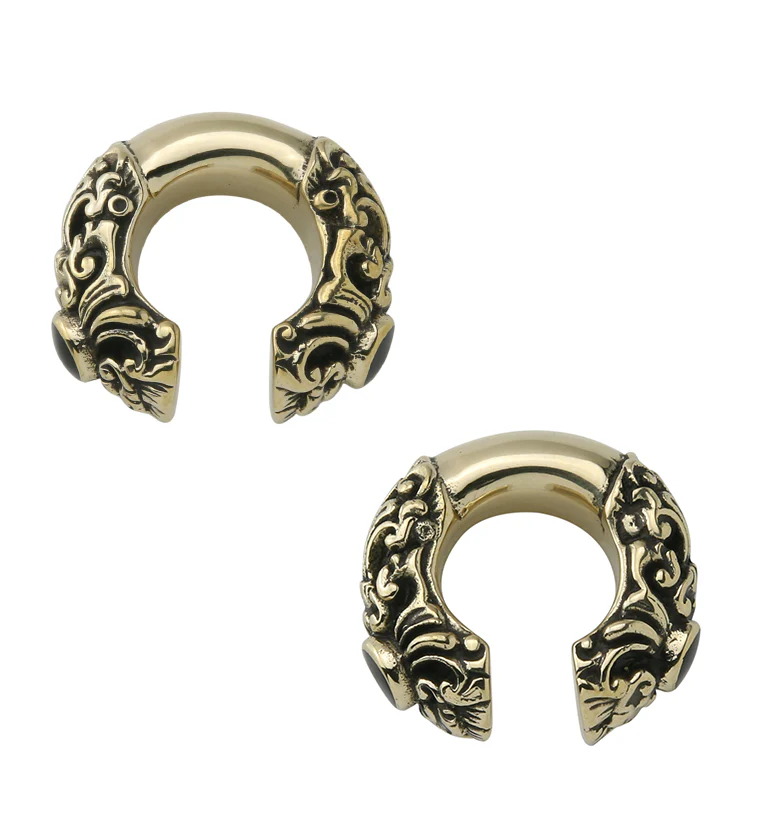 Gilt Brass Ear Weights - Image 2