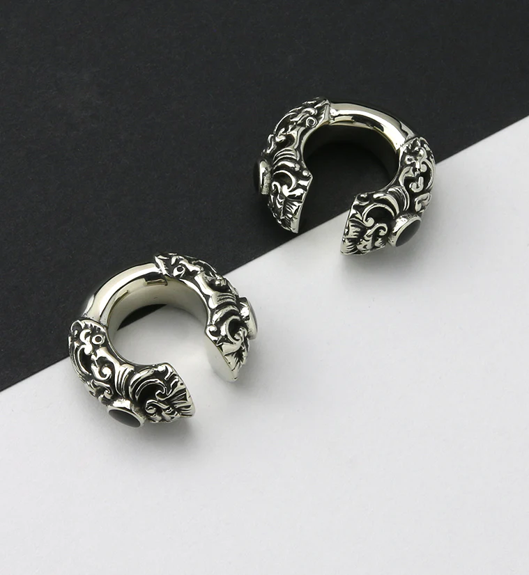 Gilt White Brass Ear Weights - Image 2