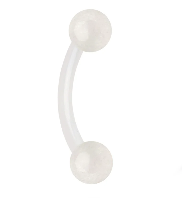 Glow In The Dark Curved Barbell - Image 4